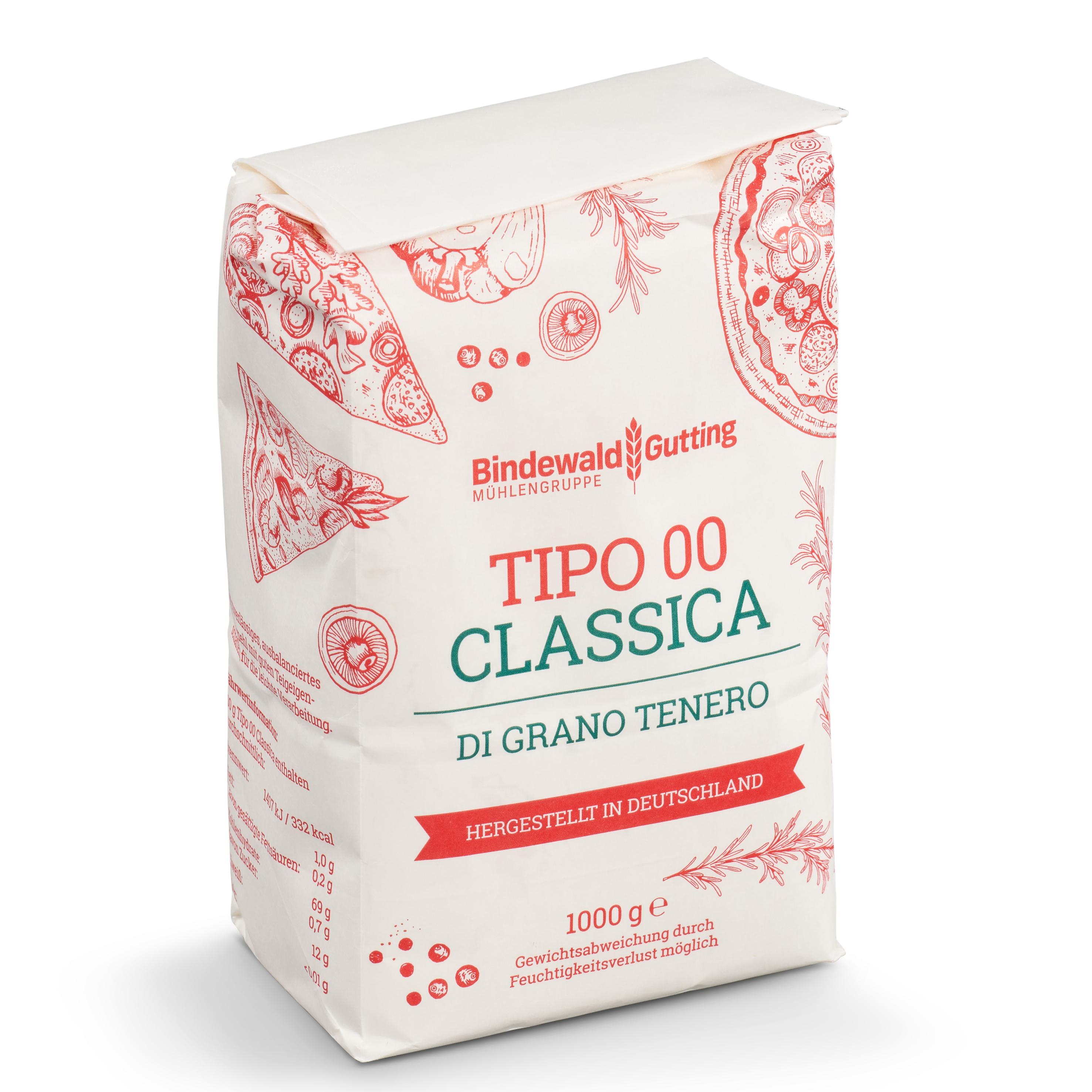 1kg Tipo 00 Classica Di Grano Tenero