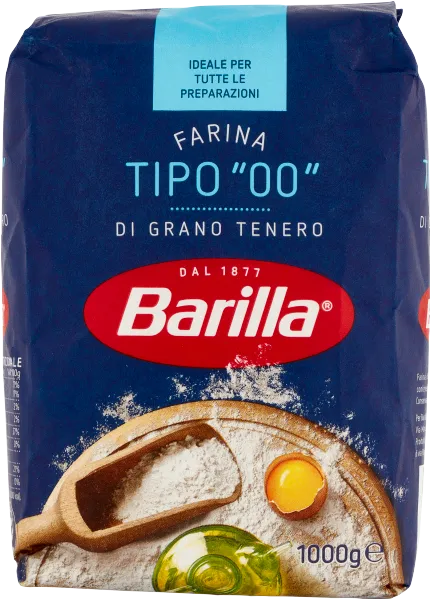 Barilla Weizenmehl Tipo 00 1kg – Feines Mehl für Teige