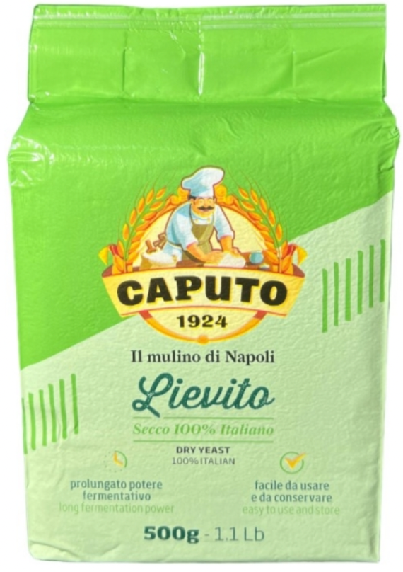 500g Trockenhefe Lievito Secco im Vakuumbeutel Hefe für Pizza Caputo Mulino di Napoli 